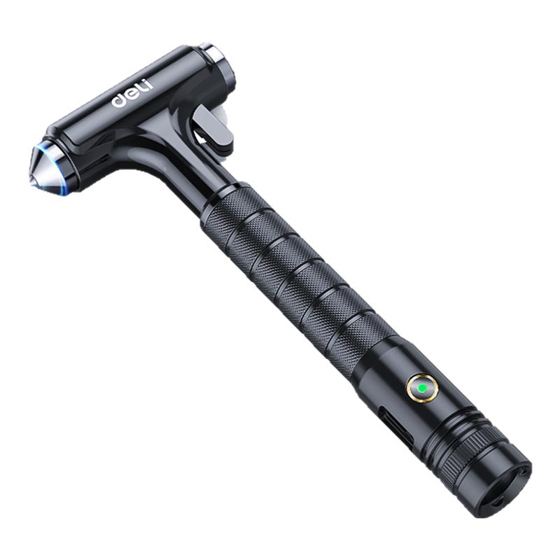 得力安全锤汽车破窗器带割刀四合一多功能神器车载内用玻璃逃生锤