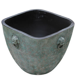 陶罐陶瓷大水缸中式复古陶制花盆庭院装饰荷花缸粗陶陶缸仿古摆件