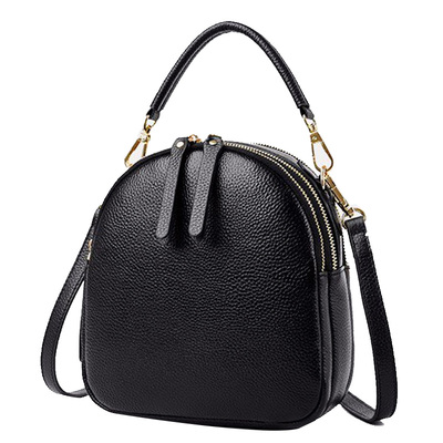 真皮多用双肩小背包可单肩斜挎包