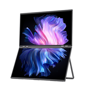 雕塑家23.8英寸双屏便携显示器高刷笔记本电脑副屏办公炒股外接屏