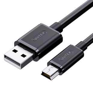 优越者miniusb数据线T型口行车记录仪收音机老年手机通用充电线