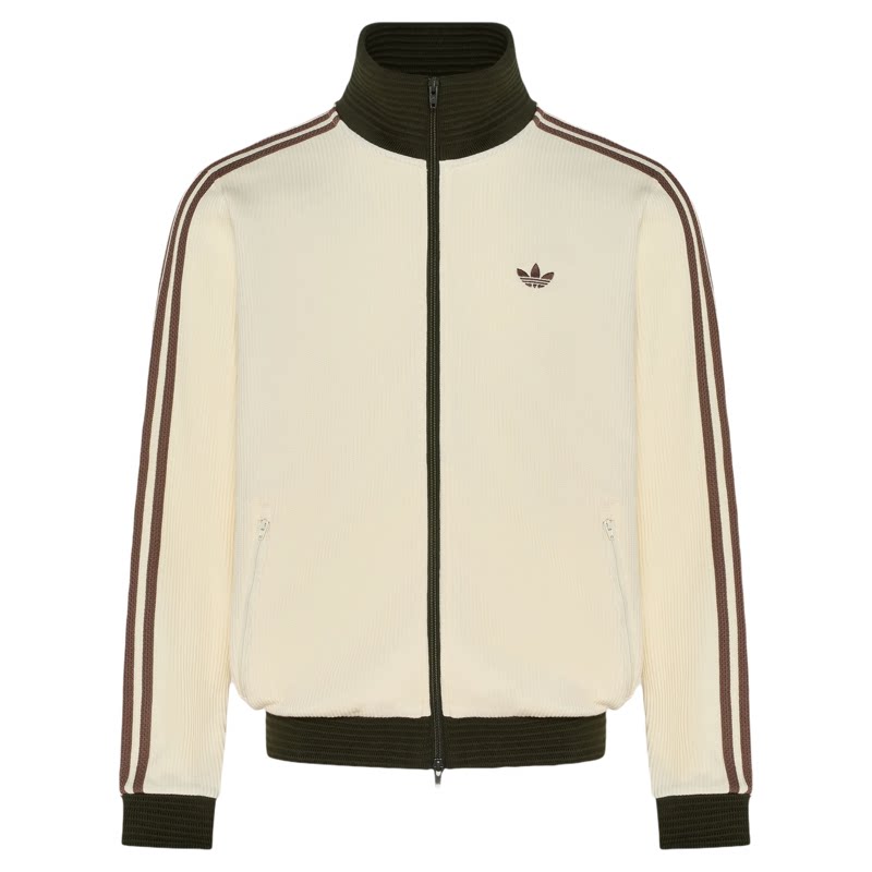 Adidas阿迪达斯三叶草26男女情侣复古运动立领夹克宽松外套LD6433