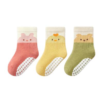 尼多熊秋冬棉袜室内防滑地板袜