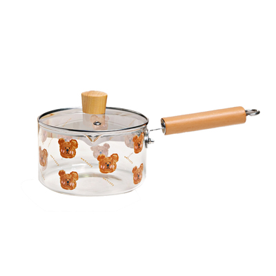 玻璃小锅可明火电陶炉煮茶热红酒