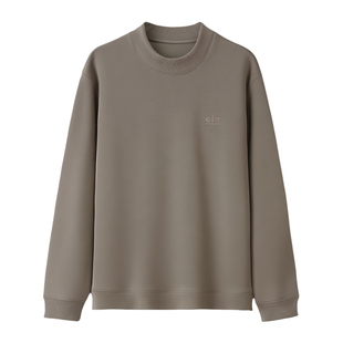 恒源祥双面德绒打底衫男新款秋冬保暖秋衣半高领长袖T恤内搭上衣T