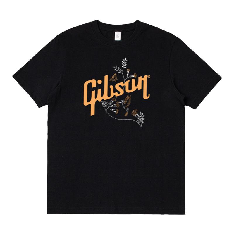 gibson hummingbird tee shirt 吉普森蜂鸟吉他T恤 guitar短袖