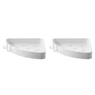 懒角落浴室卫生间置物架壁挂式免打孔厕所洗手间洗漱台墙上收纳架