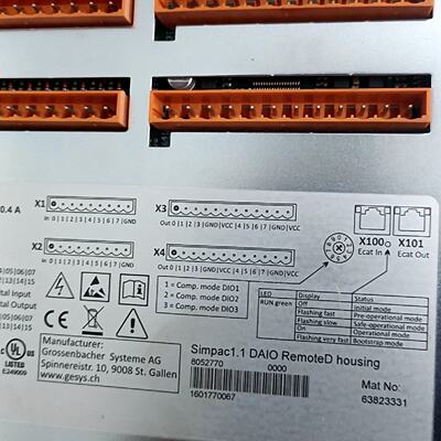 原装拆机Simpac1.1 DAIO远程IO模块 63823
