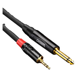 秋叶原音频线大转小6.5转3.5吉他手机功放音箱音响调音台连转接线