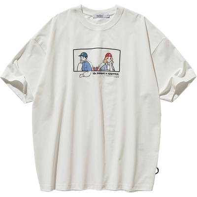 【联名系列】nautica whitesail日系中性插画短袖T恤