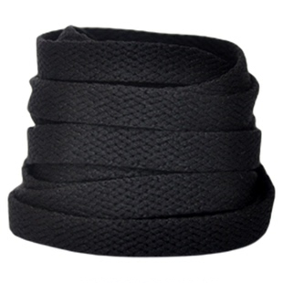 8mm宽 黑色扁平鞋带低帮中邦高帮帆布鞋板鞋篮球鞋跑鞋鞋带纯黑色