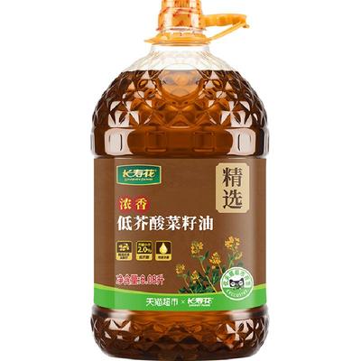 长寿花低芥酸浓香菜籽油6.08L