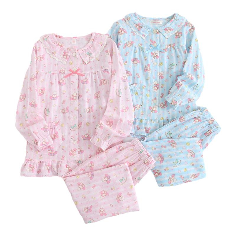 可爱清仓公主全棉秋款家居服套装