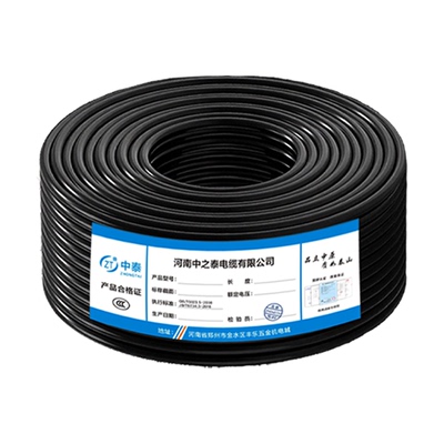 国标纯铜芯三相软电缆2芯3芯4芯1.01.52.546平方监控电源线护套线