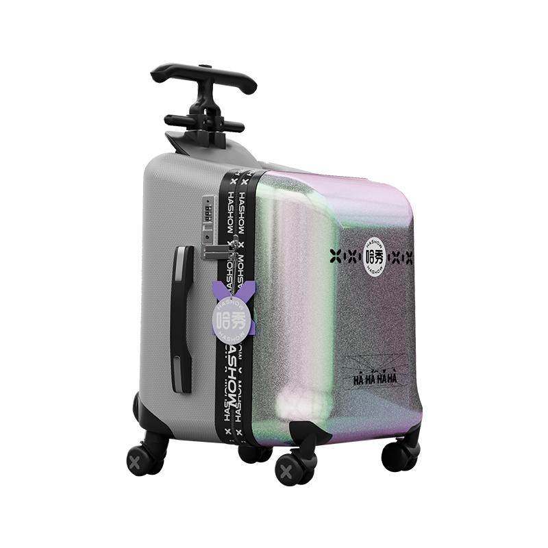 遛娃儿童行李箱可坐骑