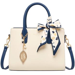 奥康手提包女式2025新款妈妈包高级真皮单肩包2026轻奢女款斜挎包