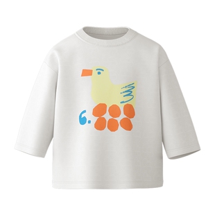 【软软棉】papa爬爬春季宝宝打底衫男女宝新品长袖T恤纯棉上衣