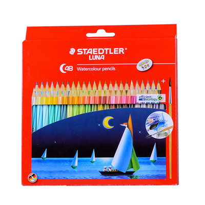 施德楼水溶性彩铅137手账易上色