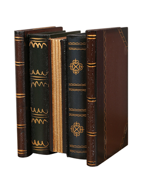 欧式假书收纳盒书房摆件书盒