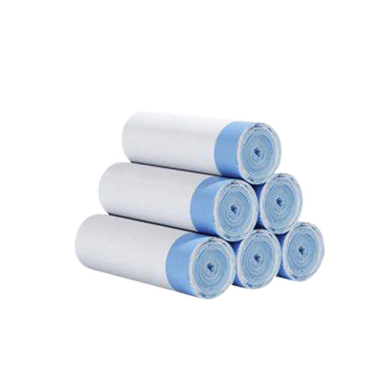 加厚抽绳垃圾袋家用手提式白色大号便携自动收口厨房清洁塑料袋子