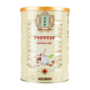 （不加蔗糖）丽蜂堂薏米茯苓芡实粉300g罐熟粉五谷代餐粉多维营养