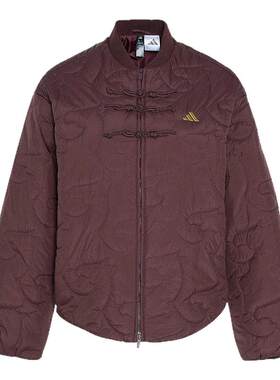 adidas阿迪达斯棉服春马年女新中式红色保暖运动休闲外套 KS0630