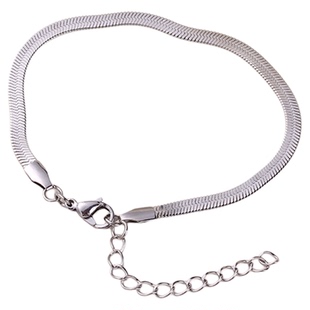 不锈钢素链项链diy材料锁骨链女简约蛇链无吊坠链子万能韩系简约