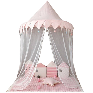 娃哈哈之家儿童帐篷读书角公主房少女心蚊帐幼儿园游戏屋半月帐篷