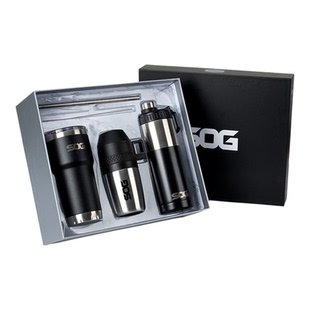 索格SOG保温杯手动咖啡机磨豆机研磨器手摇户外露营旅行水壶套装