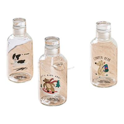 ins风耐高温带盖玻璃饮料瓶