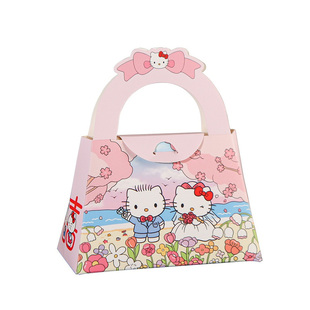 花点心思凯蒂猫结婚喜糖盒订婚手提礼品盒创意卡通伴手礼盒可爱风