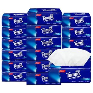 Tempo得宝抽纸4层90抽36包家用实惠装整箱德宝家庭装面巾餐巾纸