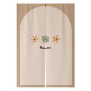 高级感门帘卧室隔断帘厨房洗手间遮挡半帘家用卫生间对门化解帘子