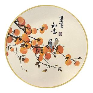 事事如意装饰灯光画客厅餐边柜玄关卧室好寓意新中式实物装置画