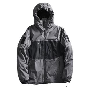 男女同款！SYSTEM跃冬揽石！秋冬户外连帽冲锋衣滑雪派克服羽绒服