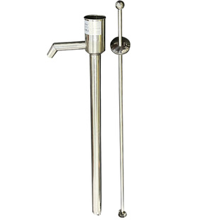 304不锈钢油抽子 带盖子防溅抽液泵手动插桶柴油煤油化工液磺酸泵