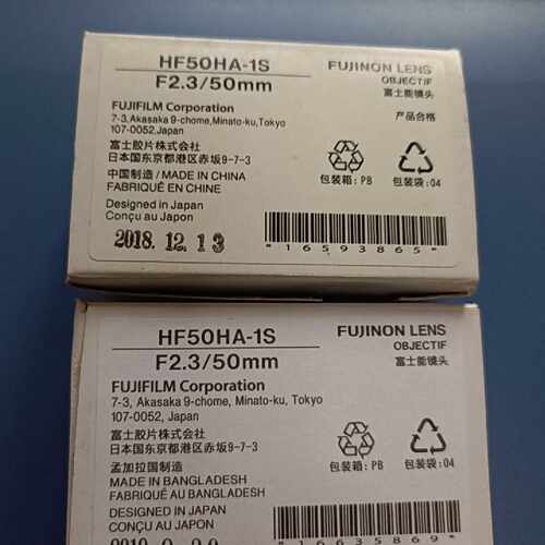 富士能 HF50HA-1S，50mm 2/3 工业镜头高清—议价