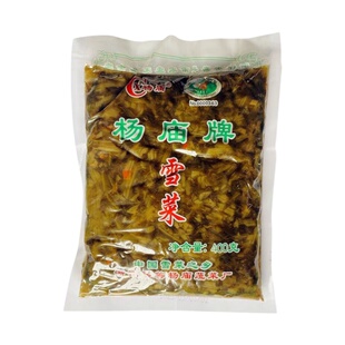 嘉善杨庙牌雪菜400g1包价杨庙雪里红咸菜嘉兴雪菜肉丝面拍5包包邮