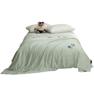 TeenieWeenie100%柞蚕丝被夏被空调被小熊绣花A类夏凉被薄款被子