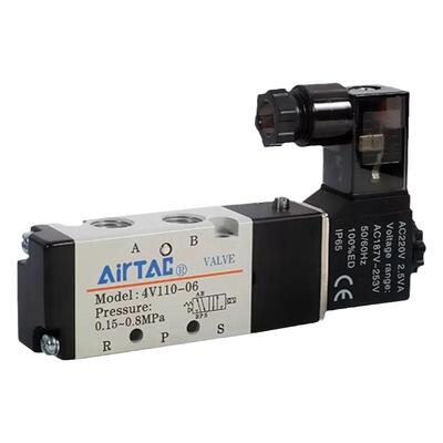 原装正品亚德客4V110-06电磁阀