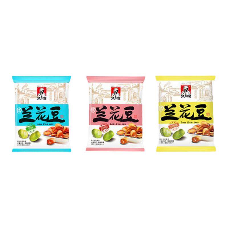 张二嘎兰花豆原味香辣牛肉味小包