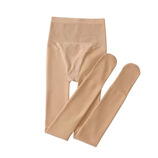 娜娇婷肉色裸感水光收腹提臀光腿神器连裤袜春秋加绒加厚打底裤女