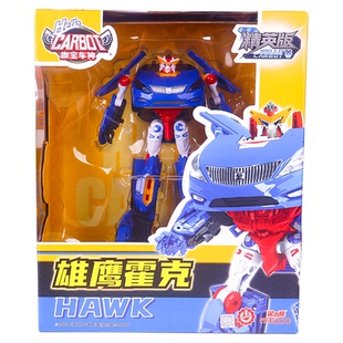 咖宝车神雄鹰霍克变形车玩具重装巨人合体汽车特警救援巨人机器人