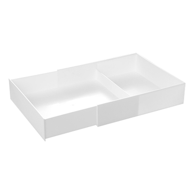 可伸缩抽屉餐具文具化妆品分格盒