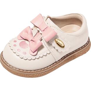 斯纳菲女童皮靴棉鞋雪地冬季新款儿童小公主保暖加绒靴子宝宝短靴