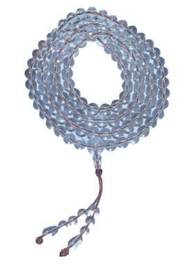 10A念珠手串白水晶大孔喜马拉雅