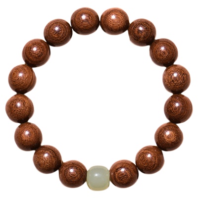 【普陀山官方】金丝檀木手串