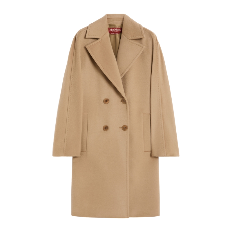 【秋冬新降】MaxMara 25秋冬新品女装绵羊毛双排扣大衣6016085106