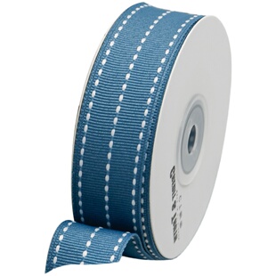 特色三跳线精品罗纹高定鞋装饰蝴蝶结服饰礼物丝带绸带辅料