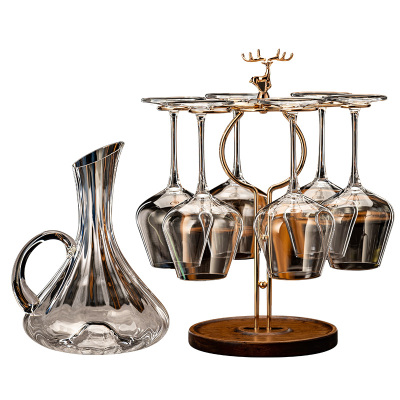 轻奢高档水晶玻璃红酒杯套装